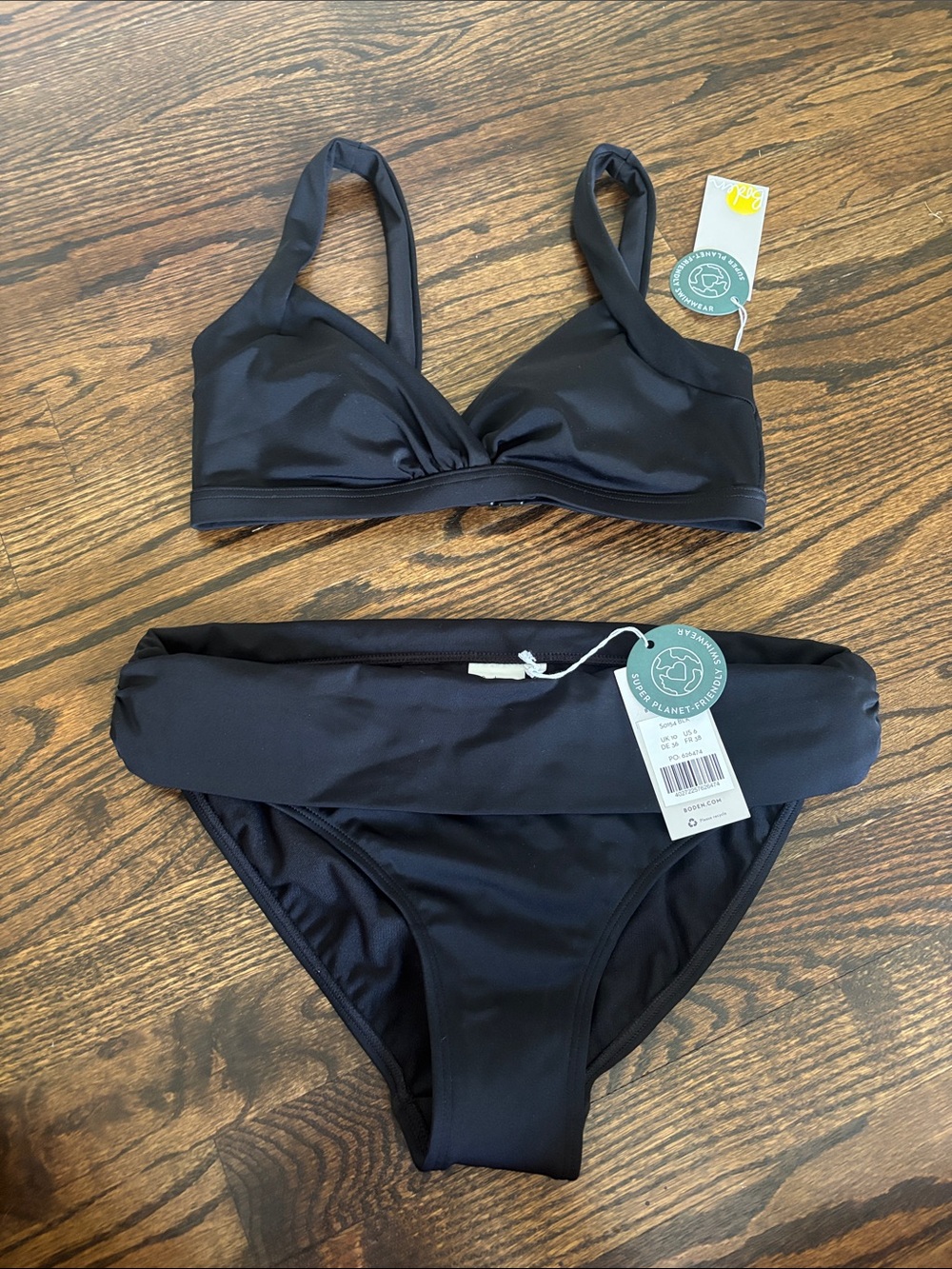 Boden women’s black bikini new with tags size 4 / 6